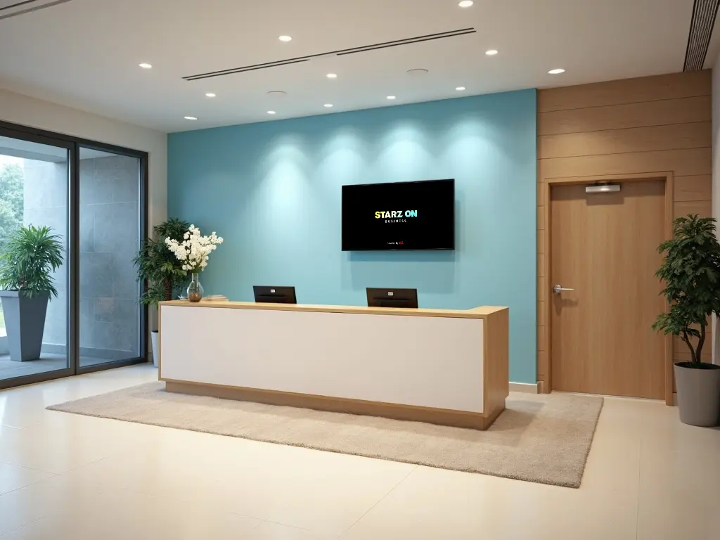 Starz ON Business in clinic.